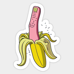 BANANA FUCK YOU Sticker